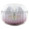 Guess słuchawki Bluetooth GUTWSHDGKEEPTWS + stacja dokująca różow/pink Glitter Gradient